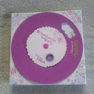 American Girl Truly Activity Cards Choose an Activity Pick a Color Wheel